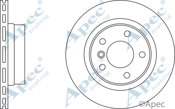 APEC BRAKING stabdžių diskas DSK2294